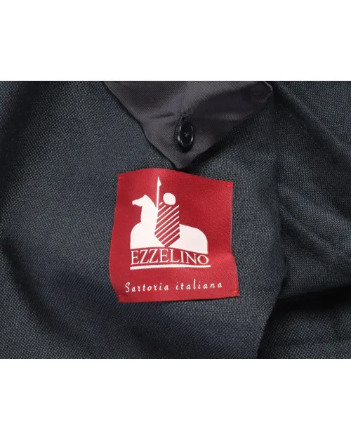 EZZELINO SPORT COAT - BLUE - WOOL, COTTON & LINEN