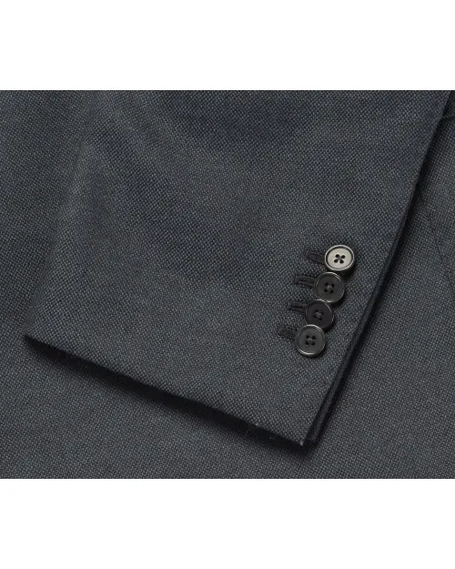 EZZELINO SPORT COAT - BLUE - WOOL, COTTON & LINEN