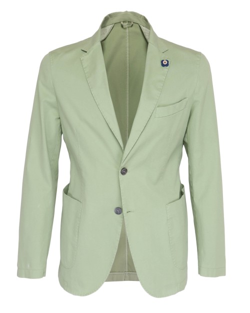 EZZELINO SPORT COAT - GREEN - STRETCH COTTON