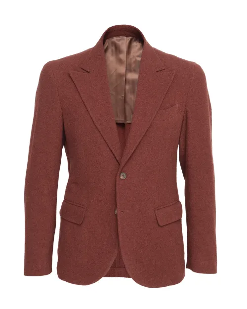 EZZELINO SPORT COAT - RUST - BOUCLE' WOOL