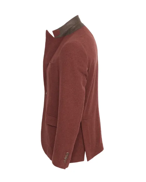 EZZELINO SPORT COAT - RUST - BOUCLE' WOOL