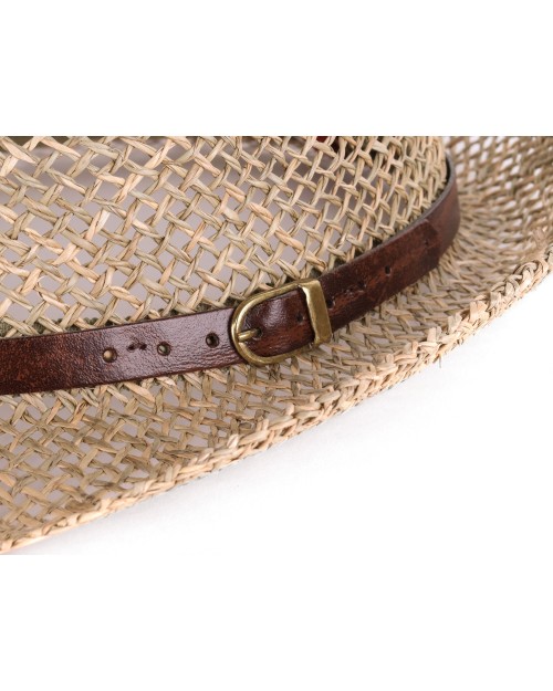 EZZELINO FEDORA HAT - HAVANA - STRAW