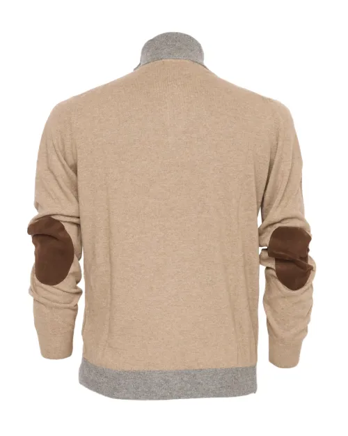 EZZELINO SWEATER - BEIGE - WOOL & CASHMERE