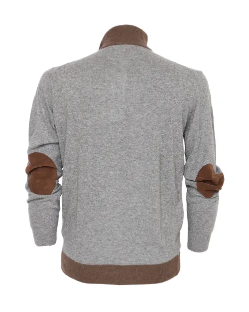 EZZELINO SWEATER - GREY - WOOL & CASHMERE