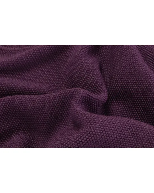 EZZELINO 6-PLY SWEATER - PURPLE - MERINO WOOL