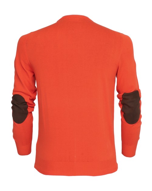 EZZELINO SWEATER - ORANGE - COTTON