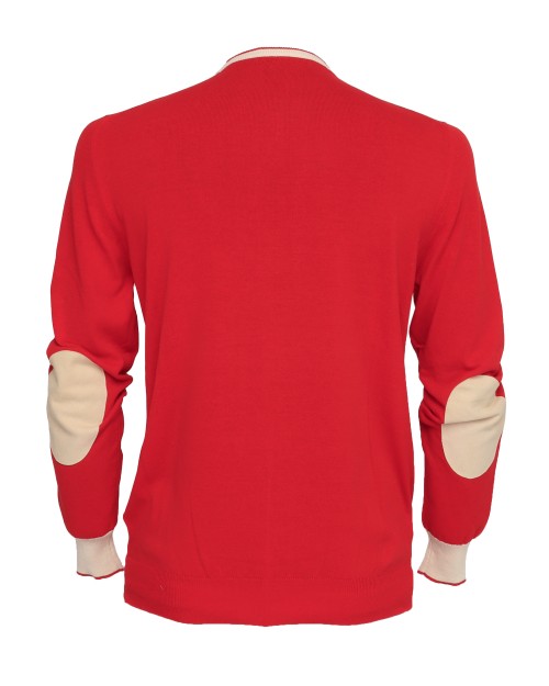 EZZELINO SWEATER - RED - COTTON