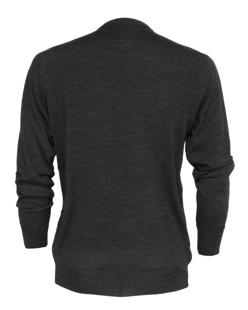 EZZELINO SWEATER - GREY - MERINO WOOL