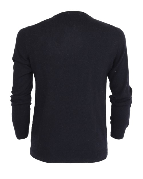 EZZELINO SWEATER - BLUE - WOOL