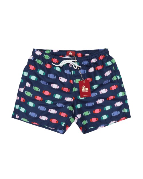 EZZELINO SWIM SHORTS - NAVY BLUE
