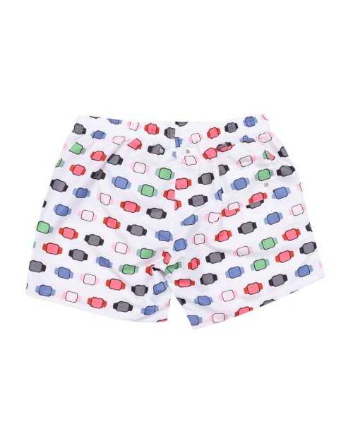 EZZELINO SWIM SHORTS - WHITE