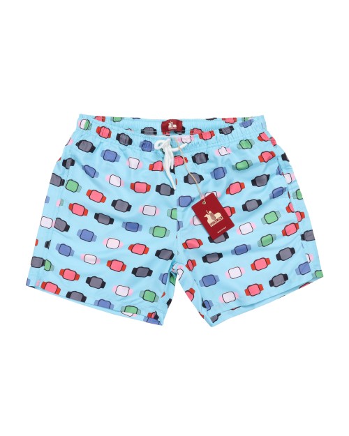 EZZELINO SWIM SHORTS - LIGHT BLUE