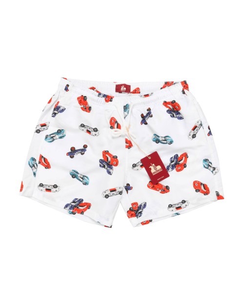 EZZELINO SWIM SHORTS - WHITE