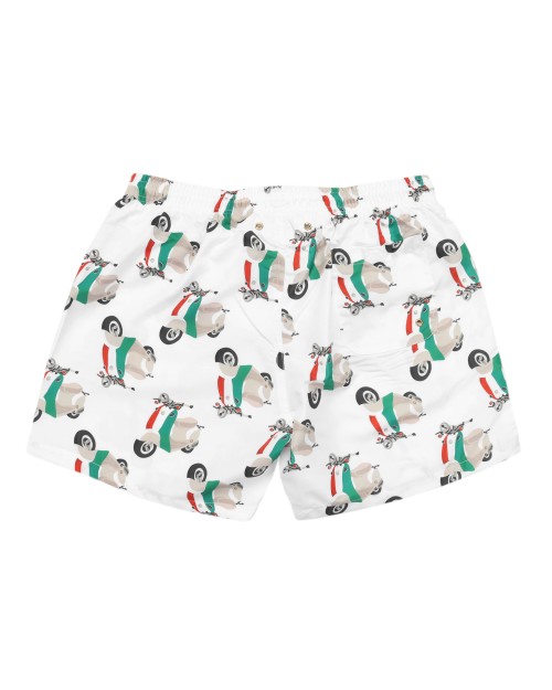 EZZELINO SWIM SHORTS - WHITE
