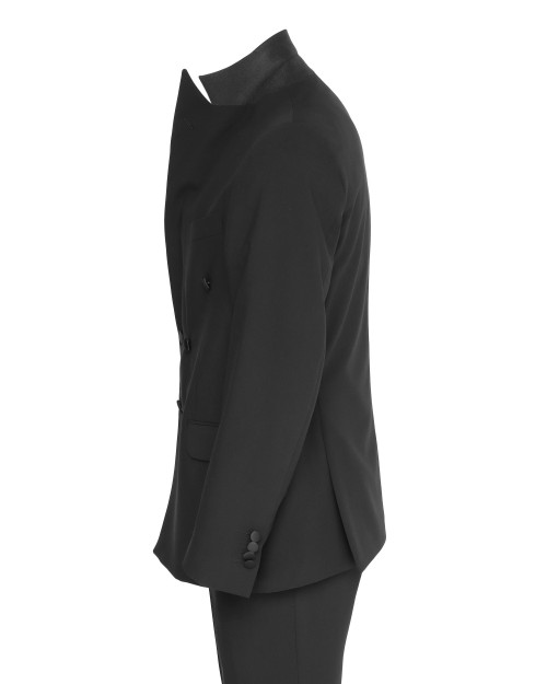 EZZELINO TUXEDO - BLACK - 4 SEASON STRETCH WOOL