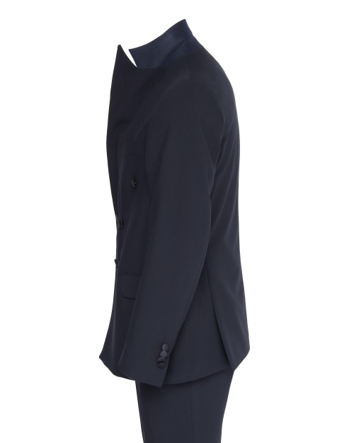 EZZELINO TUXEDO - NAVY BLUE - 4 SEASON STRETCH WOOL