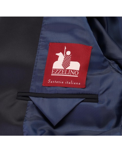 EZZELINO TUXEDO - NAVY BLUE - 4 SEASON STRETCH WOOL
