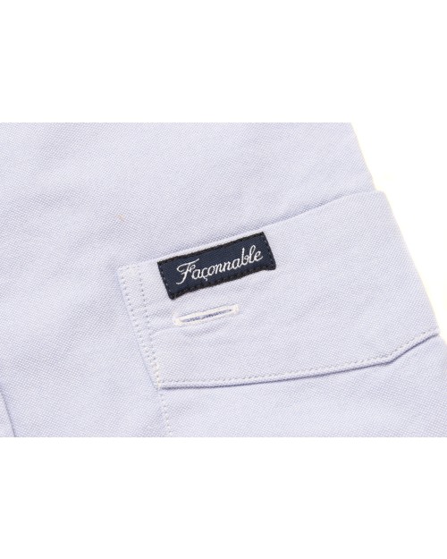 FACONNABLE SHIRT - LIGHT BLUE - COTTON