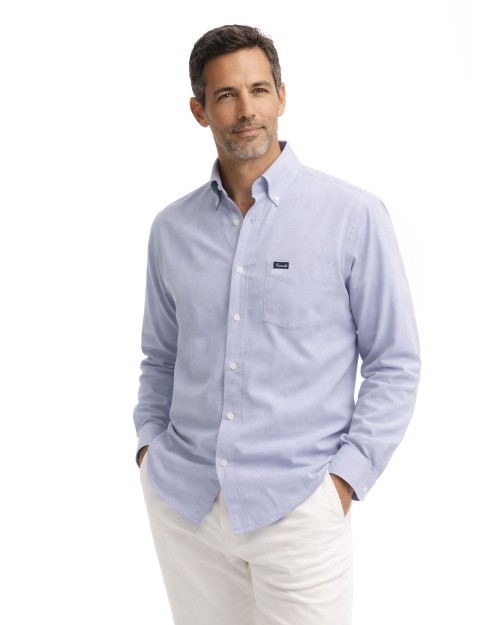 FACONNABLE SHIRT - LIGHT BLUE - COTTON