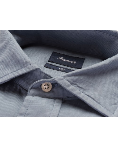 FACONNABLE SHIRT - BLUE - COTTON