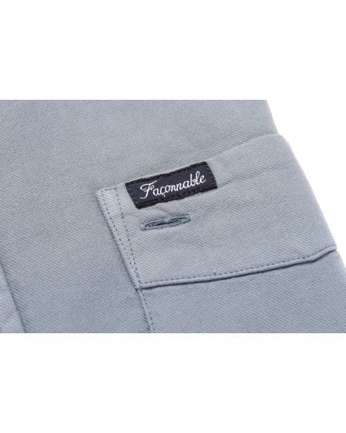 FACONNABLE SHIRT - BLUE - COTTON