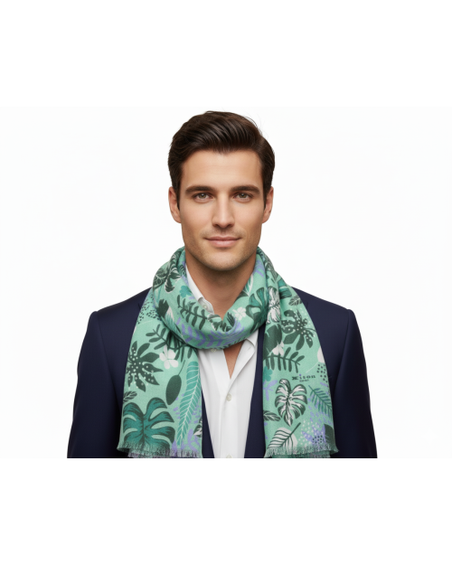 KITON SCARF - GREEN - MODAL