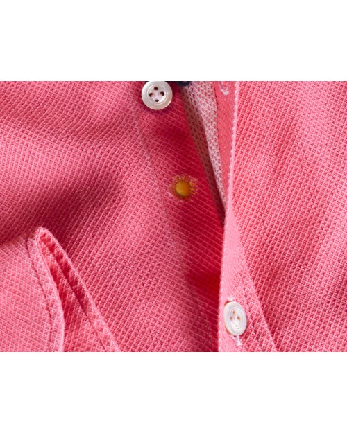 GIANNETTO PORTOFINO SHIRT - MAGENTA - COTTON PIQUE'