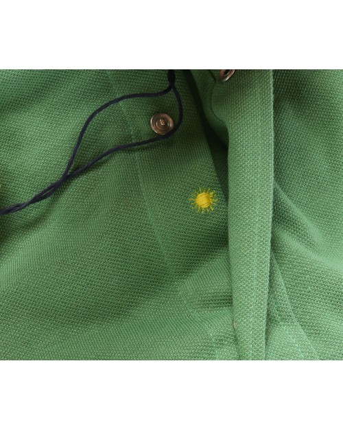 GIANNETTO PORTOFINO SHIRT - GREEN - COTTON PIQUE'