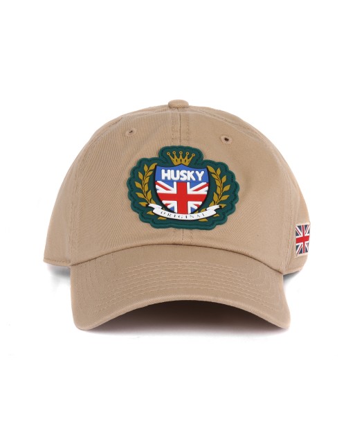 HUSKY BASEBALL CAP - BEIGE - COTTON