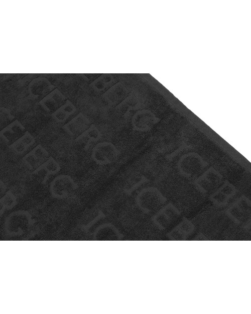 ICEBERG BEACH TOWEL - BLACK - COTTON