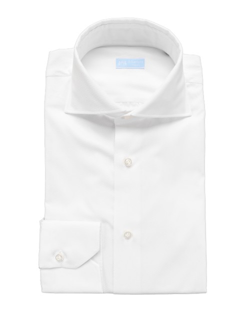 IL SARTORE NAPOLI DRESS SHIRT - WHITE - COTTON