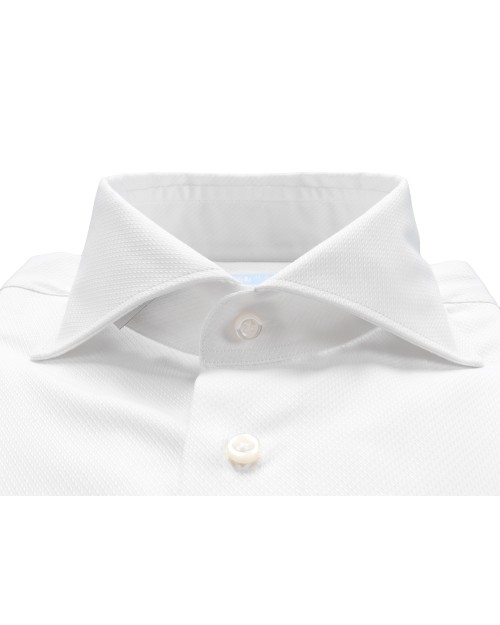 IL SARTORE NAPOLI DRESS SHIRT - WHITE - COTTON