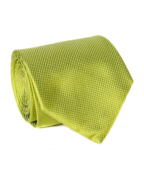 EZZELINO TIE - GREEN - PURE SILK