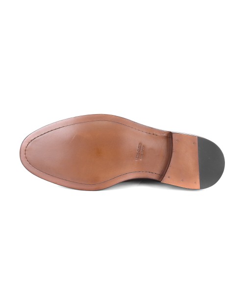 BELSIRE MILANO DERBY SHOES - CALFSKIN SUEDE - DARK BROWN
