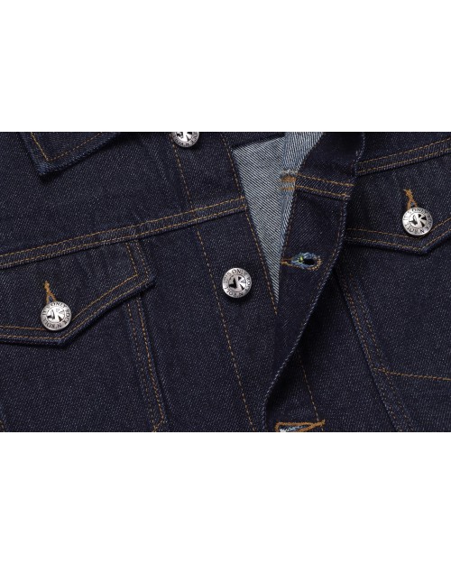 JOHN RICHMOND JEAN JACKET - DARK BLUE - COTTON DENIM