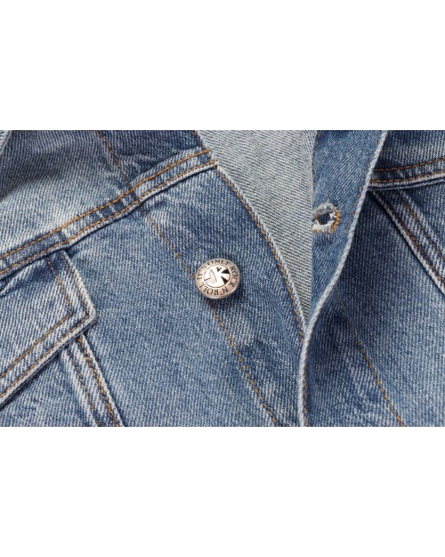 JOHN RICHMOND JEAN JACKET - BLUE - COTTON DENIM