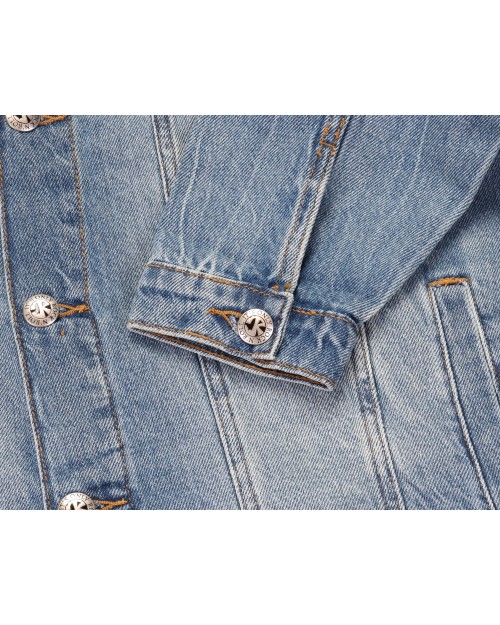 JOHN RICHMOND JEAN JACKET - BLUE - COTTON DENIM