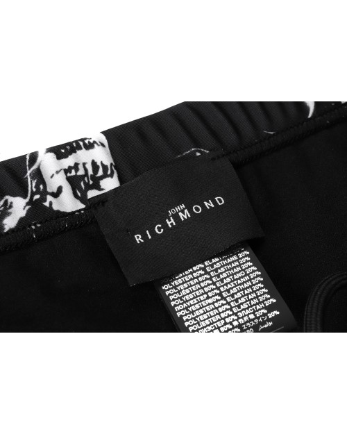 JOHN RICHMOND SWIM BRIEFS - BLACK & WHITE