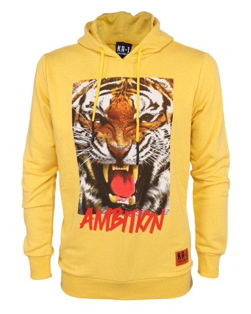 KA-1 HOODIE - YELLOW - COTTON
