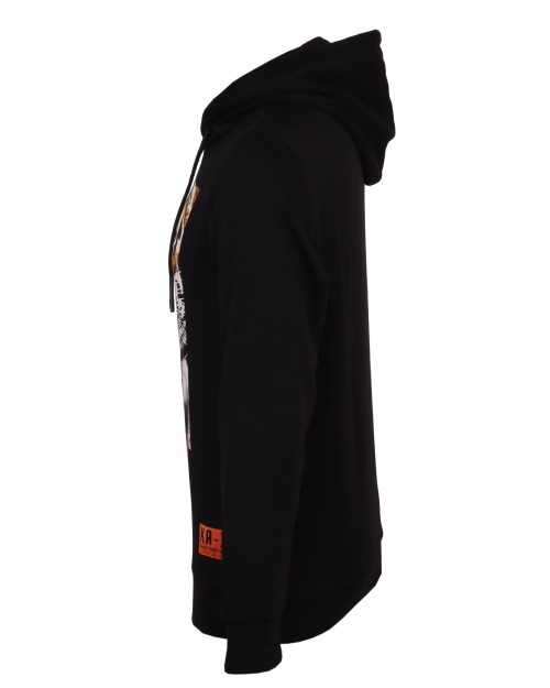 KA-1 HOODIE - BLACK - COTTON