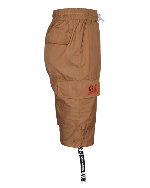 KA-1 SHORTS - CAMEL - STRETCH COTTON