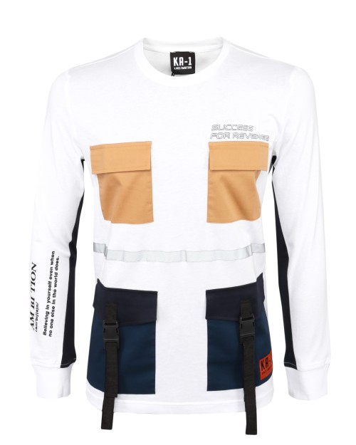KA-1 T-SHIRT - WHITE - COTTON