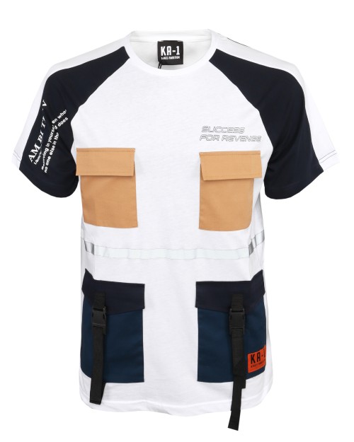 KA-1 T-SHIRT - WHITE - COTTON