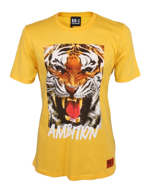 KA-1 T-SHIRT - YELLOW - COTTON