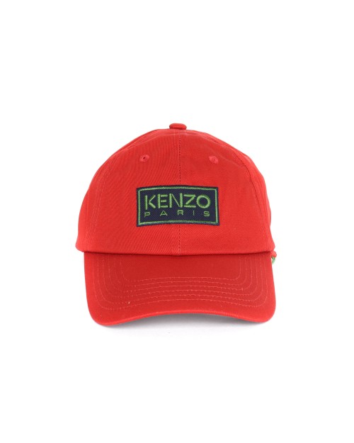 KENZO BASEBALL CAP - RED - COTTON