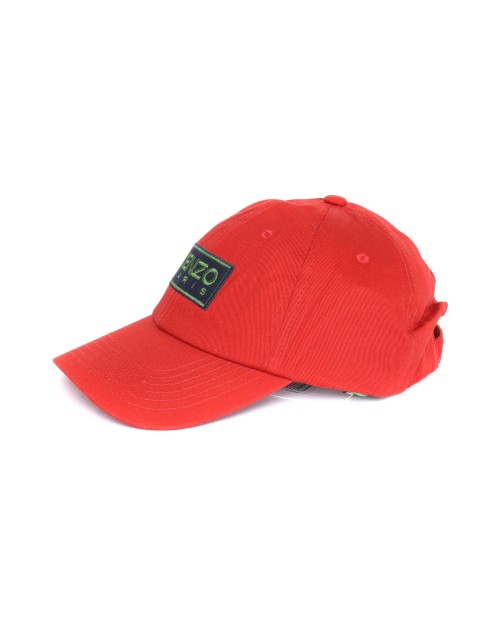 KENZO BASEBALL CAP - RED - COTTON