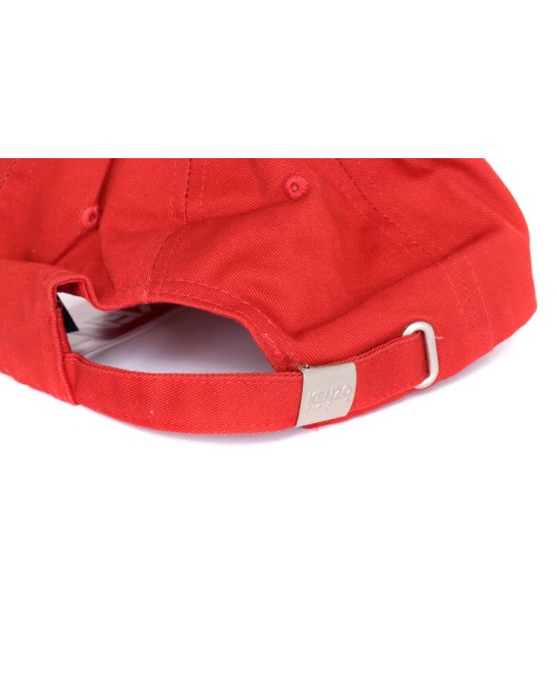 KENZO BASEBALL CAP - RED - COTTON