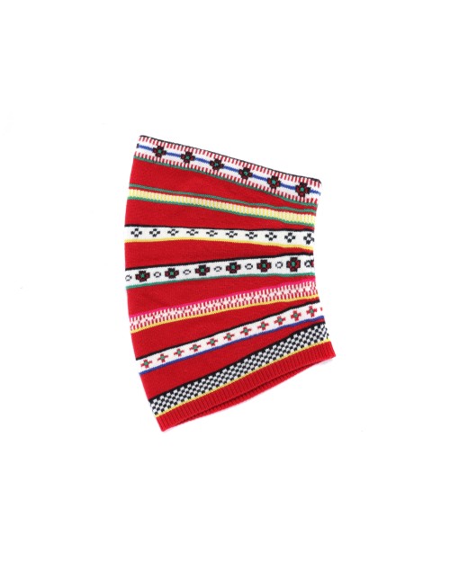 KENZO NECK WARMER - MULTICOLOR - WOOL & COTTON
