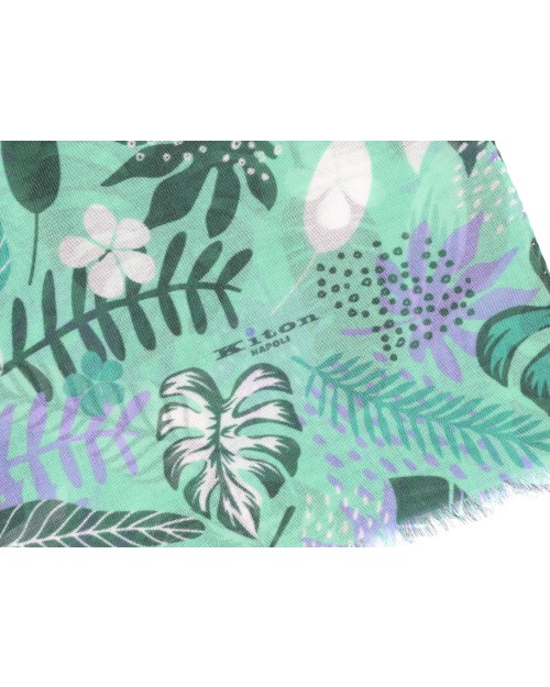 KITON SCARF - GREEN - MODAL