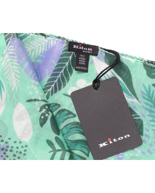 KITON SCARF - GREEN - MODAL